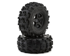 UpGrade RC Saw Blade 2.8" Pre-Mounted Off-Road Tires w/5-Star Wheels (2) (17mm/14mm/12mm Hex) (UPG-10003)