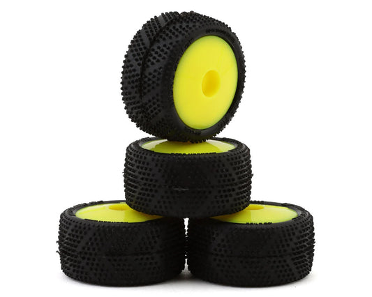 UpGrade RC Micro Spiker Pre-Mounted Front and Rear Carpet Tires for Losi® Micro-T (UPG-1001)