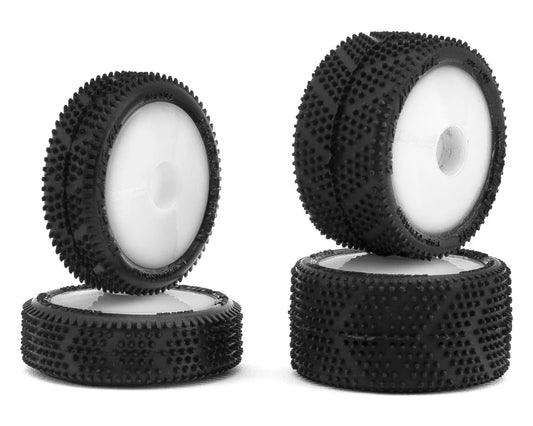UpGrade RC Micro Spiker Pre-Mounted Front and Rear Carpet Tires for Losi® Micro-B
