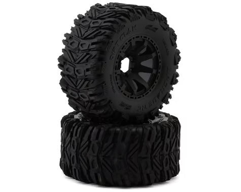 UpGrade RC BELTED Dirt Claw 2.9" Pre-Mounted Tires for Traxxas® MAXX® (2) (Regular & Wide Offset Hexes Included) Amain Hobbies