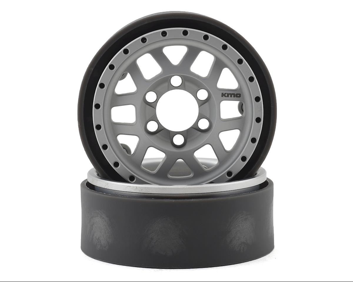 Vanquish Products KMC XD229 Machete V2 1.9" Beadlock Crawler Wheels (Clear) (2) Amain Hobbies