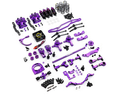 Yeah Racing Tamiya TT-02 Magenta Aluminum Performance Conversion Kit (Purple)(YEA-MGT-0001) Amain Hobbies