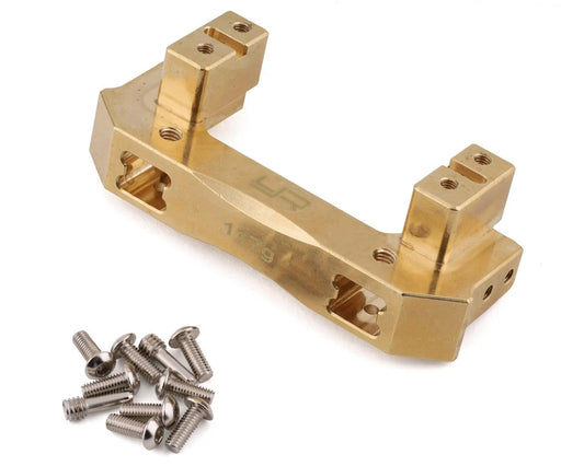 Yeah Racing: Traxxas TRX-4/TRX-6 High Mass Brass Front Bumper/Servo Mount (117g)