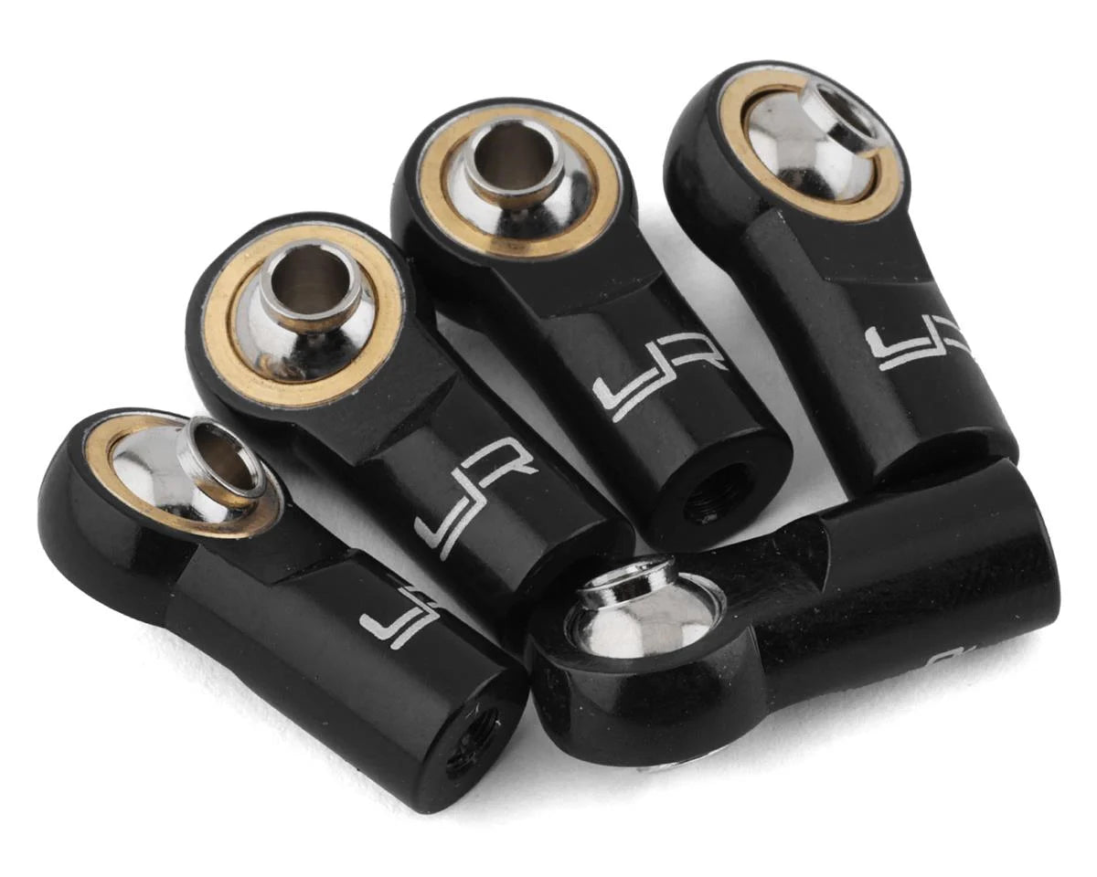 Yeah Racing 3mm Aluminum Threaded Rod Ends (Black) (5) (Standard Thread) Yeah Racing