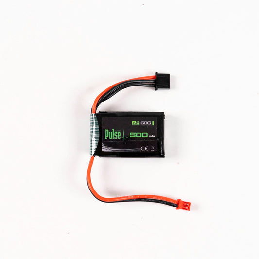 PULSE 500mah 2S 7.4V 60C LiPo Battery - PH2.0 Connector Heli Direct