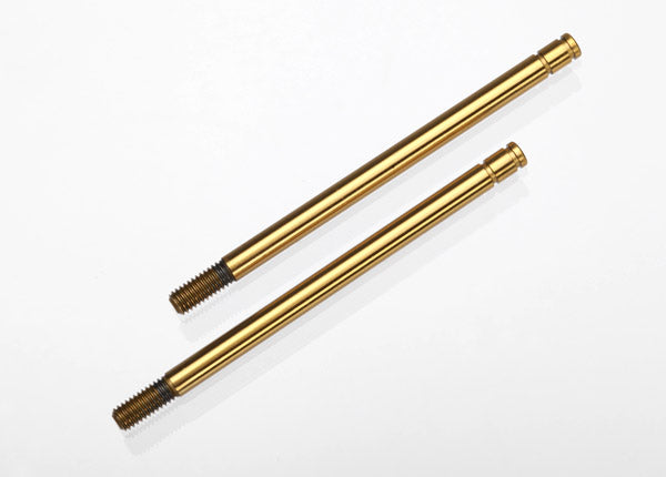 Traxxas Shock Shafts, Hardened Steel, Titanium Nitride Coated (long) (2) (1664T)