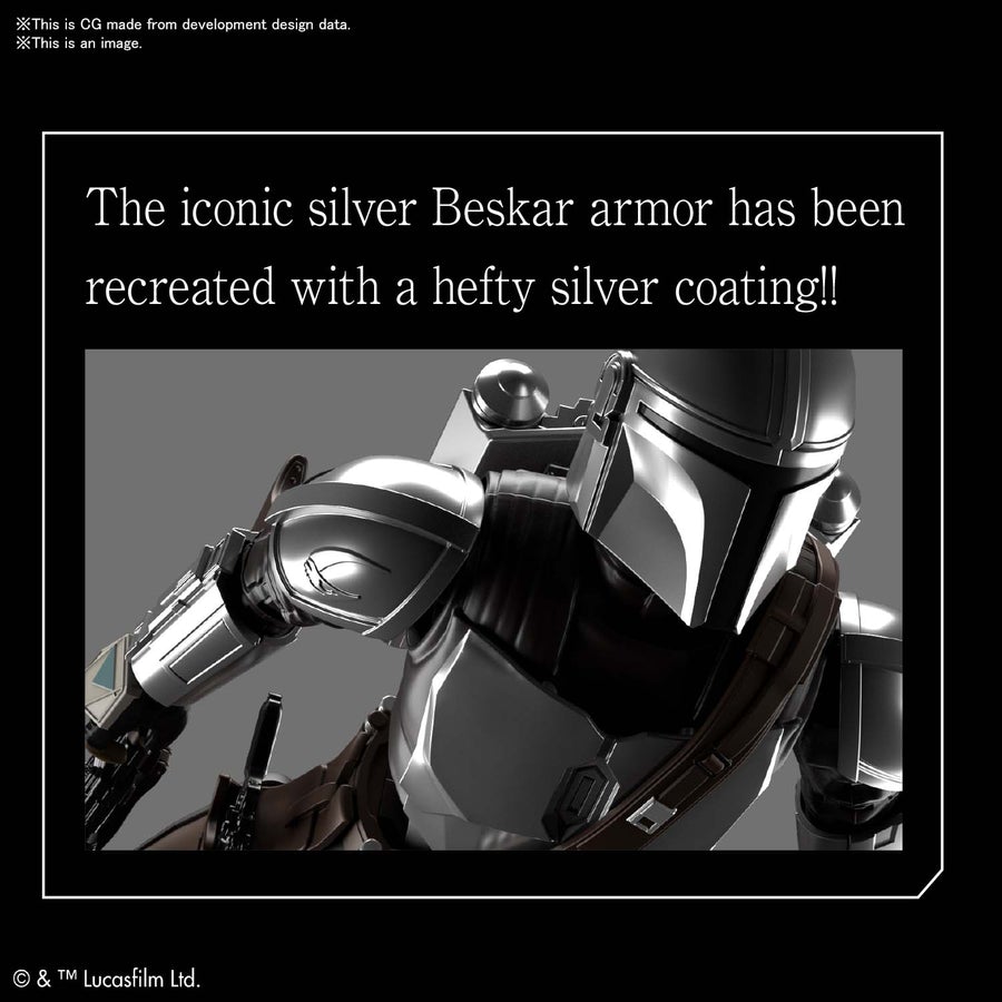 Bandai 1:12 The Mandalorian (Baskar Armor) (BSW2557094) Hobby Tyme