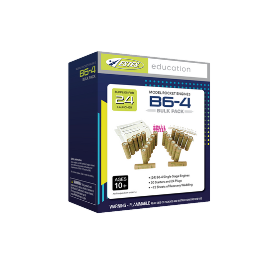 Estes EST1783 B6-4 Engine Educator Bulk44; Pack of 24 (EST1783)