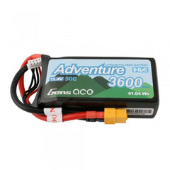 Gens Ace 3600mAh 3S1P 11.4V 50C Lipo Battery with XT60 Plug