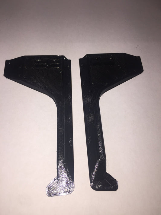 BLACK V 66 Bronco Front Fender Set (503V66B) BlackV