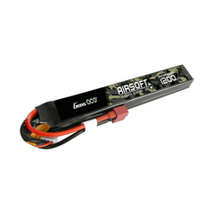 Gens Ace 25C 1200mAh 3S1P 11.1V 2X Airsoft Gun Battery with Dean Plug (GEA12003S25D2)