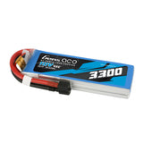 Gens Ace 3300mAh 45C 3S1P 11.1V Lipo Battery Pack with EC3 and Deans Adapter