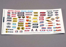Traxxas Decal Sheet, Racing Sponsors (2514)