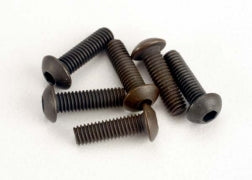 Traxxas Screws, 3x10mm Button-Head Machine (hex drive) (6) (2577) TRAXXAS