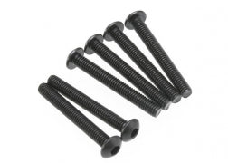 Traxxas Screws, 3x23mm Button-Head Machine (hex drive) (6) (2591) TRAXXAS