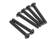 Traxxas Screws, 3x23mm Button-Head Machine (hex drive) (6) (2591) TRAXXAS