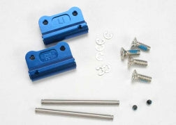 Traxxas Mounts, Suspension Arm (blue-anodized (6061-T6 aluminum)(rear)(+/- 1-degree)(L&R) (2798X)