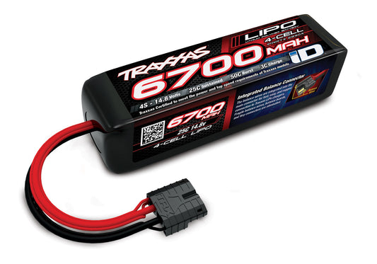 Traxxas Power Cell LiPo 4-Cell 6700mAh Battery with iD (2890X)