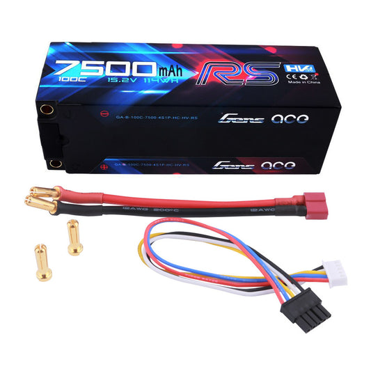 Gens Ace 15.2V 7500mAh 4S 100C HV Lipo: DEANS