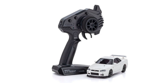 Kyosho MINI-Z AWD NISSAN SKYLINE GT-R R34 V.specⅡNür White (32629W)