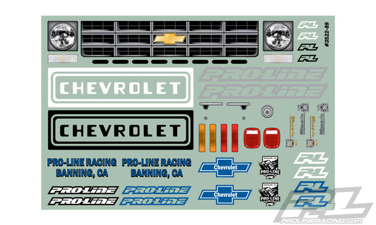 Pro-Line 1978 Chevy K-10 12.3" Rock Crawler Body (Clear) w/Cab & Bed (PRO352200)