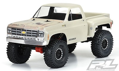 Pro-Line 1978 Chevy K-10 12.3" Rock Crawler Body (Clear) w/Cab & Bed (PRO352200)