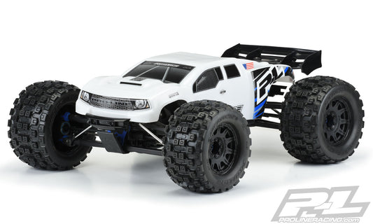 Pro-Line Pre-Cut Brute Bash Armor Body, White: E-Revo 2.0 (PRO353015)