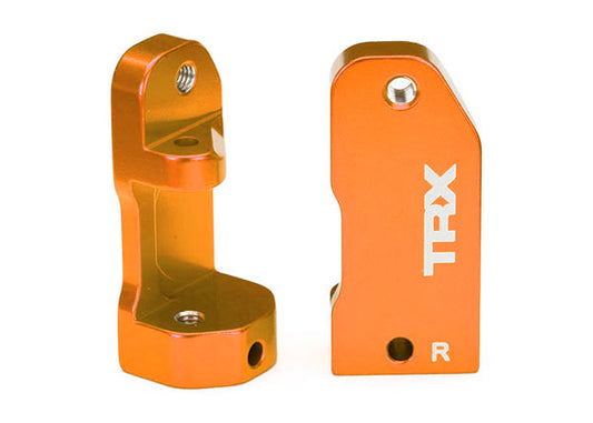 Traxxas Caster Blocks, 30-degree, Orange-Anodized 6061-T6 Aluminum (3632T)