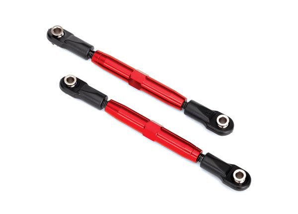 Traxxas Aluminum 49mm Camber Link Turnbuckle (Red) (2) (3643R)