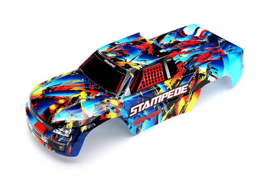Traxxas Body, Stampede®, Rock n' Roll (painted, decals applied) (3648)