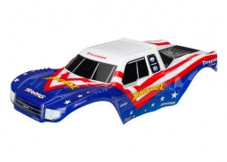 Traxxas Body, Bigfoot® Red, White, & Blue, Officially Licensed replica (painted, decals applied) (3676)