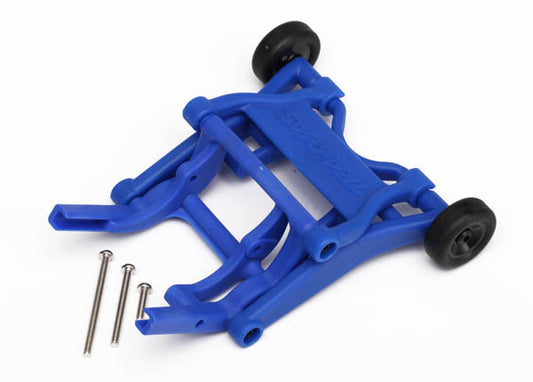 Traxxas Wheelie Bar, Assembled (blue) (3678X)