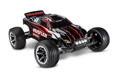 Traxxas Rustler 1/10 Scale 2WD Stadium Truck w/Lights, Battery and DC Charger Included (37054-61)