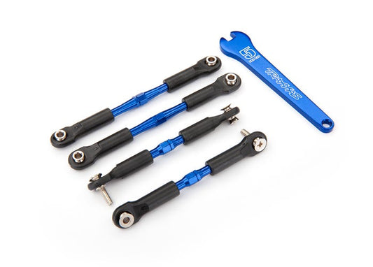 Traxxas Turnbuckles, Aluminum (blue-anodized), Camber Links, Front, 39mm (3741A)