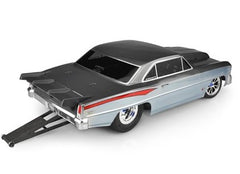 JConcepts 1966 Chevy II Nova V2 Street Eliminator Drag Racing Body (Clear) (JCO0398)