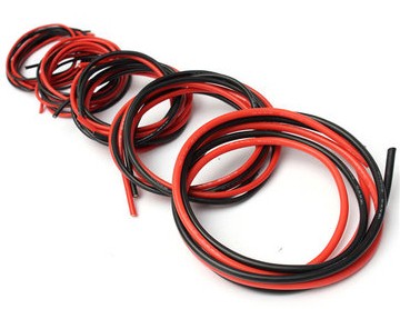 Friendly Hobbies Black/Red 20AWG Silicone Wire