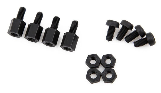 Black Polymide Nylon Standoff Set (6mm)