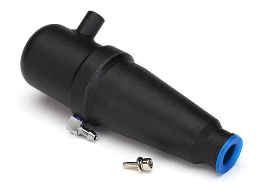 Traxxas Tuned pipe, assembled (N. Rustler®, N. 4-Tec®, N. Sport style) (TRX® 2.5, 2.5R) (replaces 4452) (4452R)