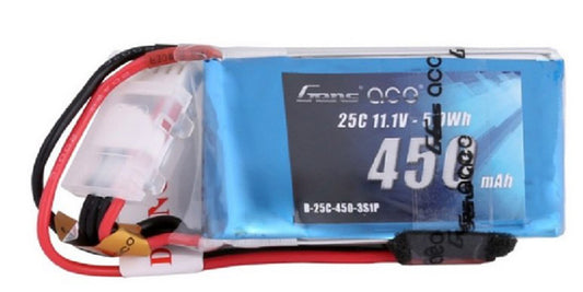 Gens Ace 450mah 11.1v 25C jst-SYP plug