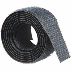 1" x 12" Black Velcro Strip (Hook)