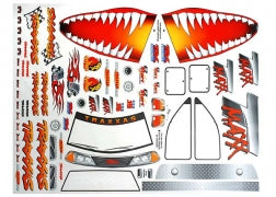 Traxxas Decal Sheet, Jaws T-Maxx (4913X) TRAXXAS