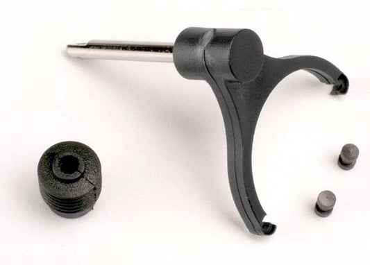 Traxxas Shift fork-shaft/ shift fork pads (2)/ rubber shift shaft seal (4989)
