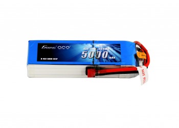 Gens Ace 5000mAh 3S1P 11.1V 45C Lipo Battery Pack with Deans Plug