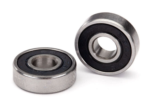 Traxxas Ball Bearing, Black Rubber Sealed (6x16x5mm) (2) (5099A)