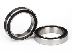 Traxxas Ball Bearings, Black Rubber Sealed (15x21x4mm) (2) (5102A)
