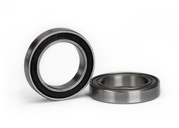 Traxxas Ball Bearing, Black Rubber Sealed (15x24x5mm) (2) (5106A)