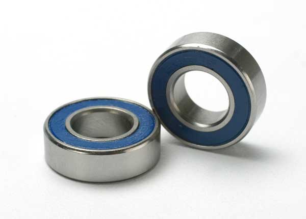 Traxxas Ball Bearings, Blue Rubber Sealed (8x16x5mm) (2) (5118)