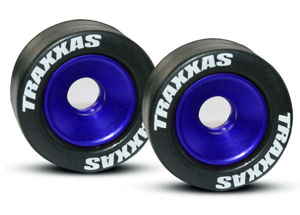 Traxxas Wheels, Aluminum (blue-anodized) (2) (5186A)