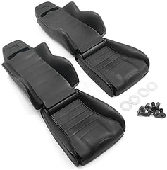 Yeah Racing Hard Plastic Seats 2pcs For 1/10 Crawler Black (YA-0540) Yeah Racing