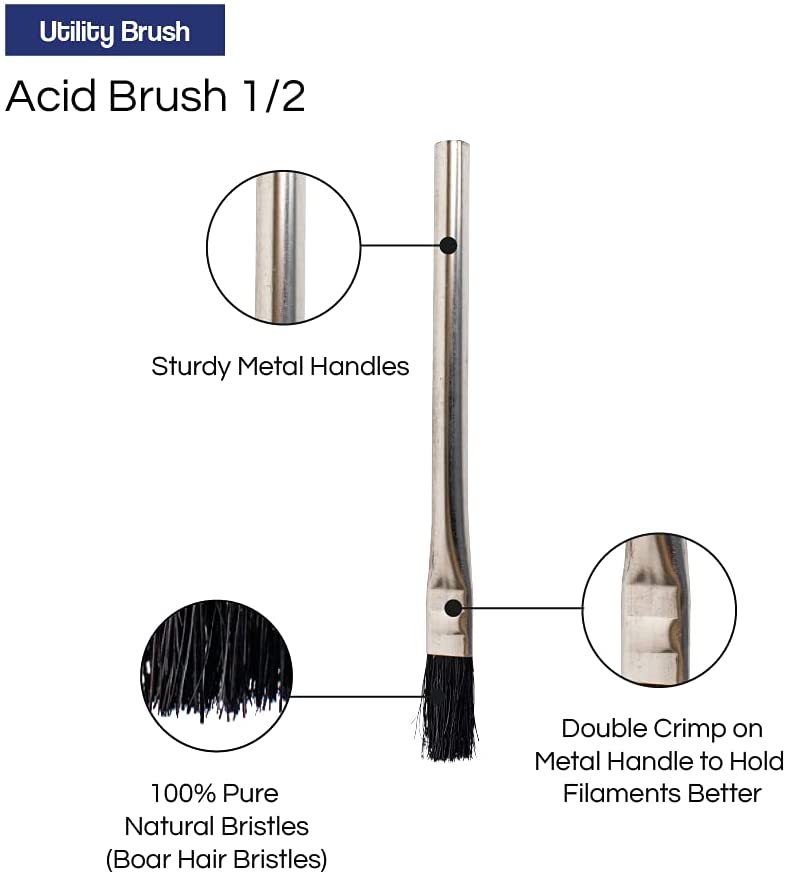 Pro Grade - Epoxy Acid Brushes